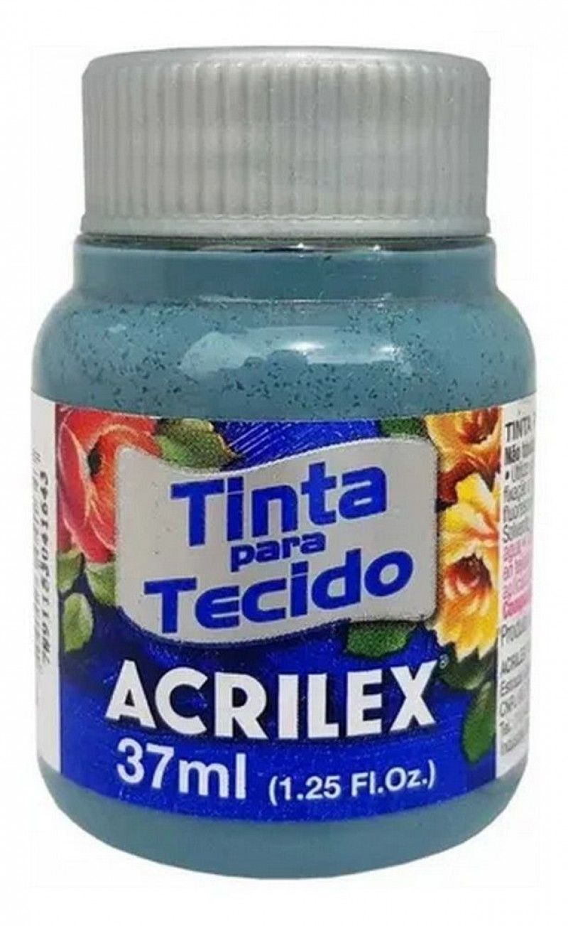 TINTA PARA TECIDO 37ML CINZA LUNAR - REF. 574 - 1 UNIDADE