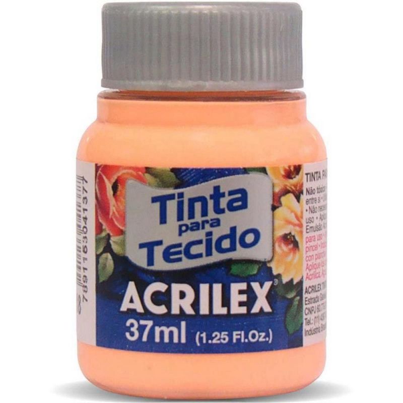 TINTA PARA TECIDO 37ML SALMAO - REF. 518 - CAIXA COM 12 UNIDADES