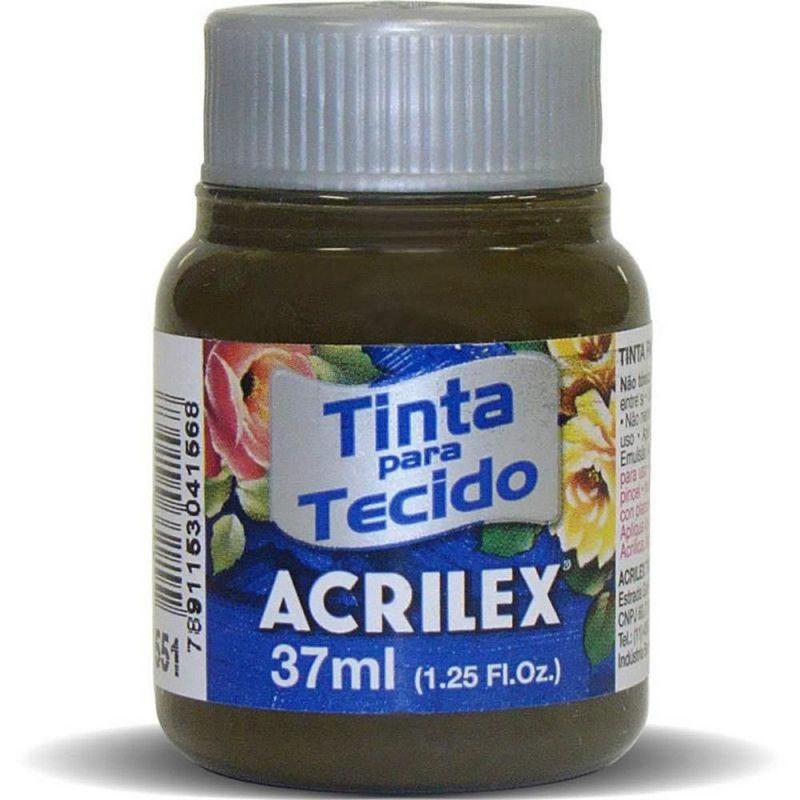 TINTA PARA TECIDO 37ML SEPIA - REF. 551 - CAIXA COM 12 UNIDADES