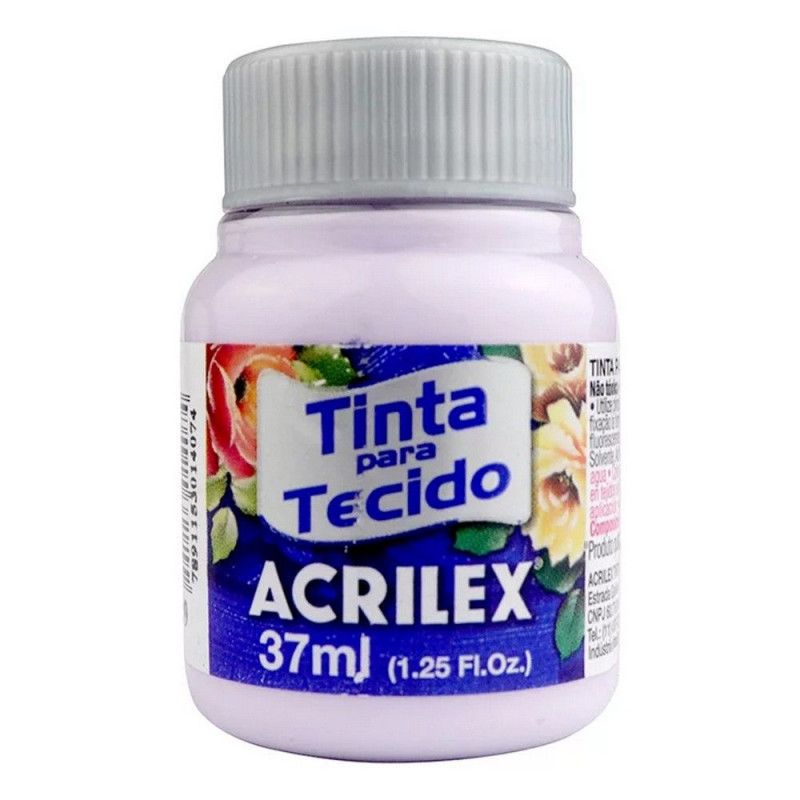 TINTA PARA TECIDO 37ML LILAS BEBE - REF. 809 - 1 UNIDADE
