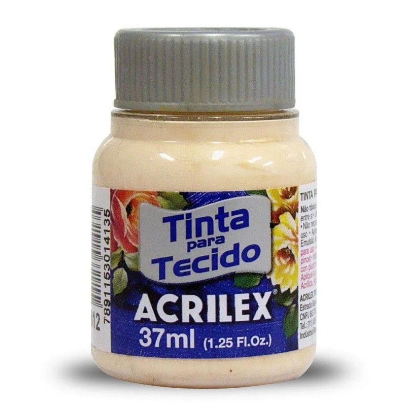 TINTA PARA TECIDO 37ML SALMAO BEBE - REF. 812 - 1 UNIDADE