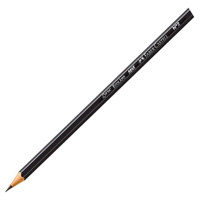 LAPIS PRETO N.2 MAX SEXTAVADO FABER-CASTELL - REF. 1205SM/144 - CAIXA COM 144 UNIDADES
