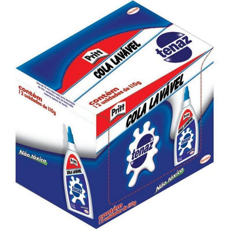 COLA BRANCA 110G TENAZ - REF. 1129276 - CAIXA MASTER COM 72 UNIDADES