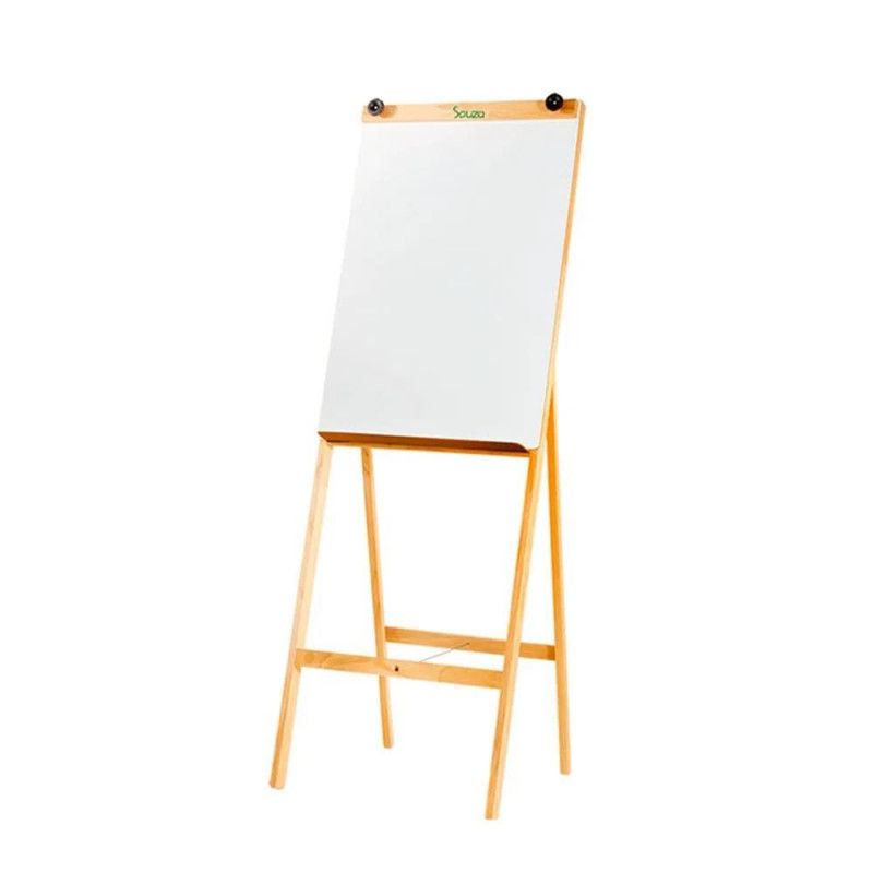 CAVALETE FLIP CHART 150CM BRANC0 2524 SOUZA - REF. 2524 - 1 UNIDADE