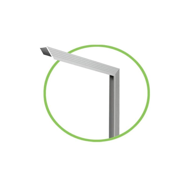 QUADRO CORTICA 60X40 ALUMINIO POP - REF. 5701 - 1 UNIDADE