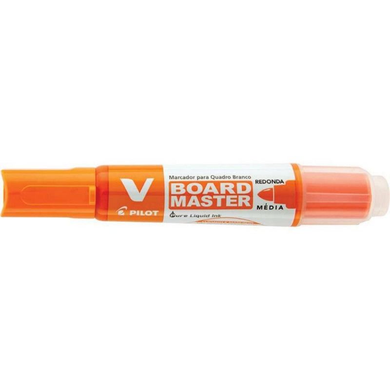 PINCEL QUADRO BRANCO RECARREGAVEL LARANJA - REF WBMA-VBM - 1 CAIXA COM 12 UNIDADES