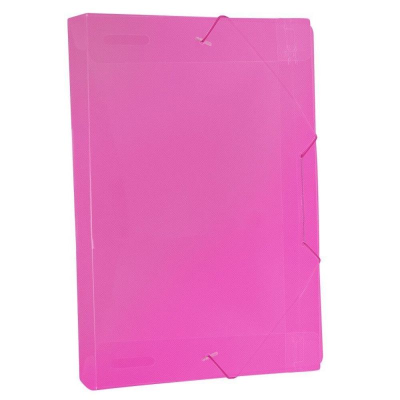 PASTA ABA ELASTICA PLASTICA 40MM SOFT ROSA DAC - REF. 504RS - CAIXA COM 10 UNIDADES