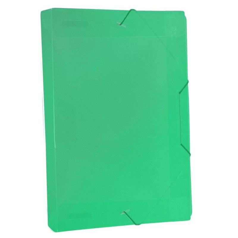 PASTA ABA ELASTICA PLASTICA 40MM SOFT VERDE DAC - REF. 504VD - CAIXA COM 10 UNIDADES