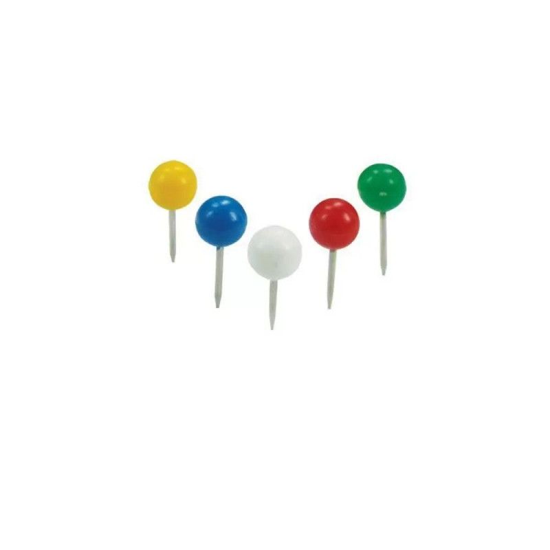 ALFINETE MAPA 6MM BOLA COM 50 UNIDADES BRW - 1 UNIDADE