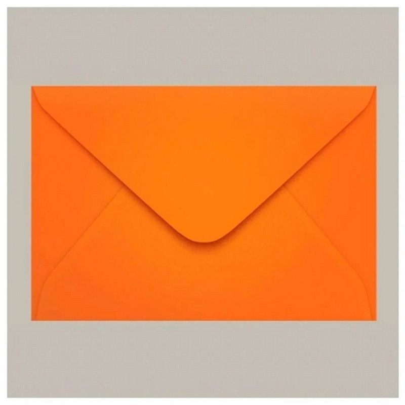 ENVELOPE CONVITE 160X235MM LARANJA SCRITY - REF. CARTAGENA - CAIXA COM 100 UNIDADES