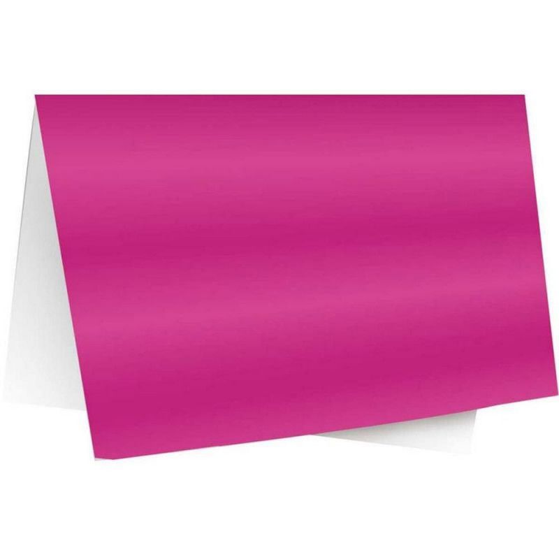 PAPEL LAMINADO 45X59CM PINK CROMUS - PACOTE COM 40 UNIDADES