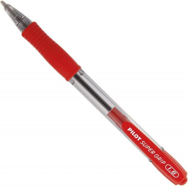 CANETA ESFEROGRAFICA 1.6 SUPER GRIP VERMELHO - REF. BPGP-10R - CAIXA COM 12 UNIDADES