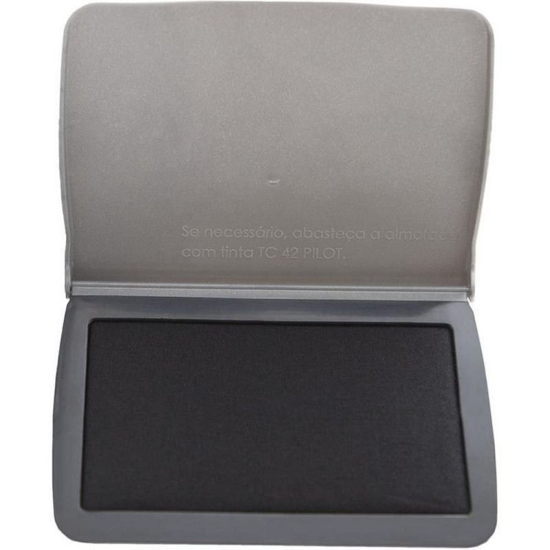 ALMOFADA CARIMBO NUMERO 3 PLASTICA PRETO PILOT - 1 UNIDADE