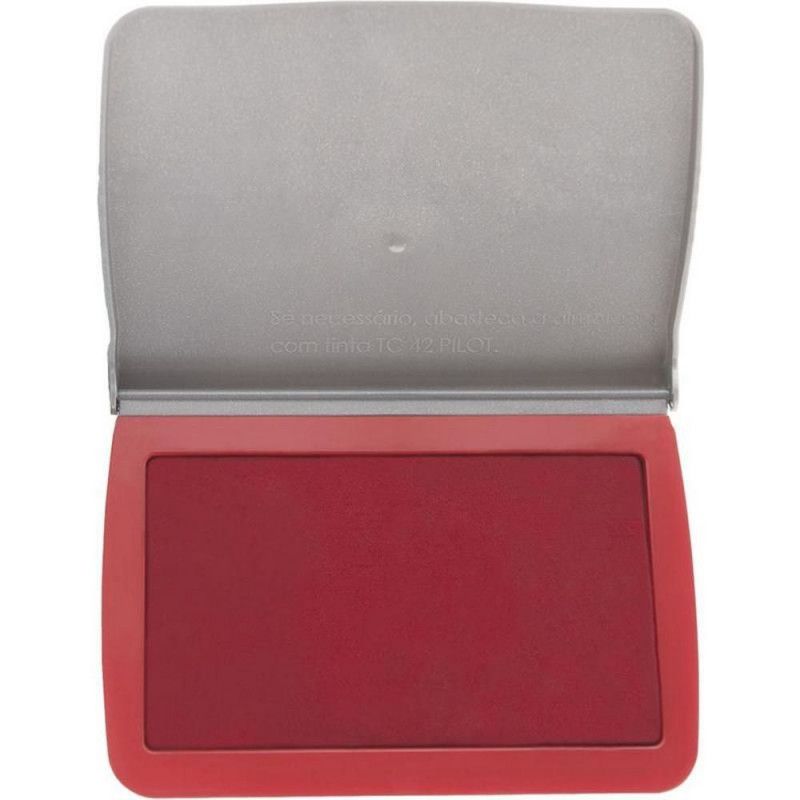 ALMOFADA CARIMBO NUMERO 3 PLASTICA VERMELHO PILOT -  1 UNIDADE