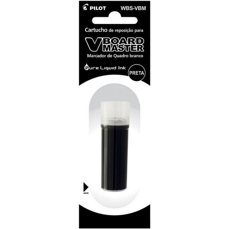REFIL PINCEL QUADRO BRANCO PRETO PILOT - REF. WBS-VBM - CAIXA COM 12 UNIDADES