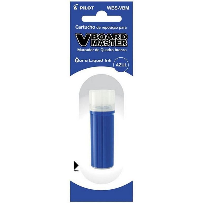 REFIL PINCEL QUADRO BRANCO AZUL PILOT - REF. WBS-VBM - CAIXA COM 12 UNIDADES