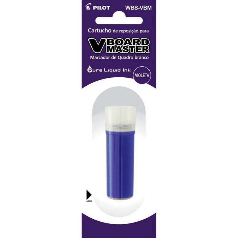 REFIL PINCEL QUADRO BRANCO VIOLETA PILOT - REF. WBS-VBM - CAIXA COM 12 UNIDADES