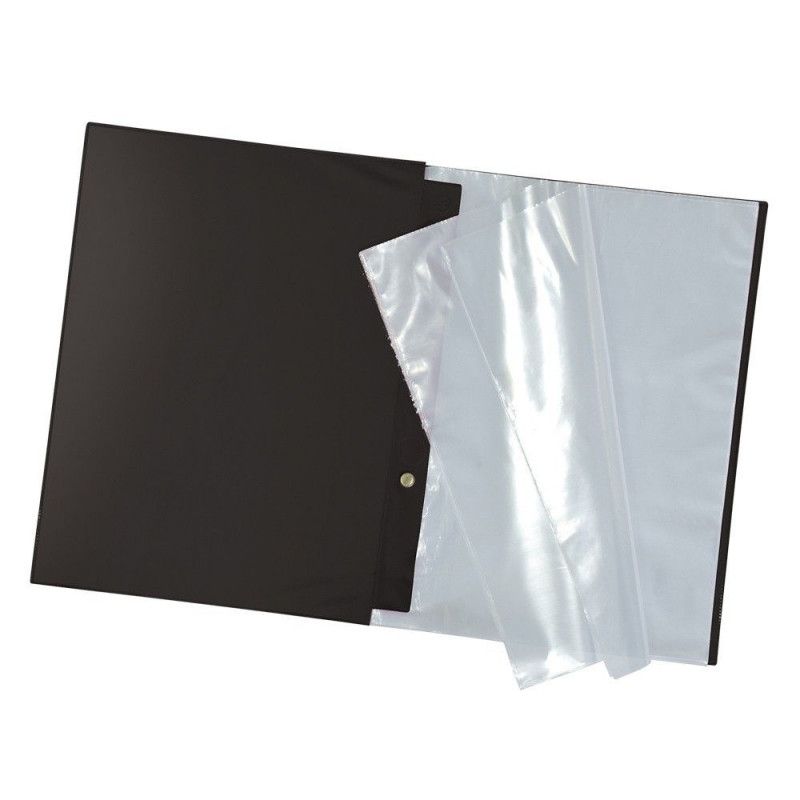 PASTA CATALOGO 1/4 30 ENVELOPES PRETO 1026 - REF. 1026PR - 1 UNIDADE