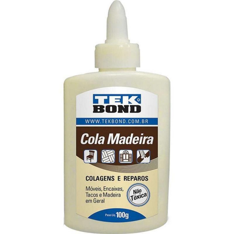 COLA MADEIRA 100G TEKBOND - CAIXA COM 12 UNIDADES
