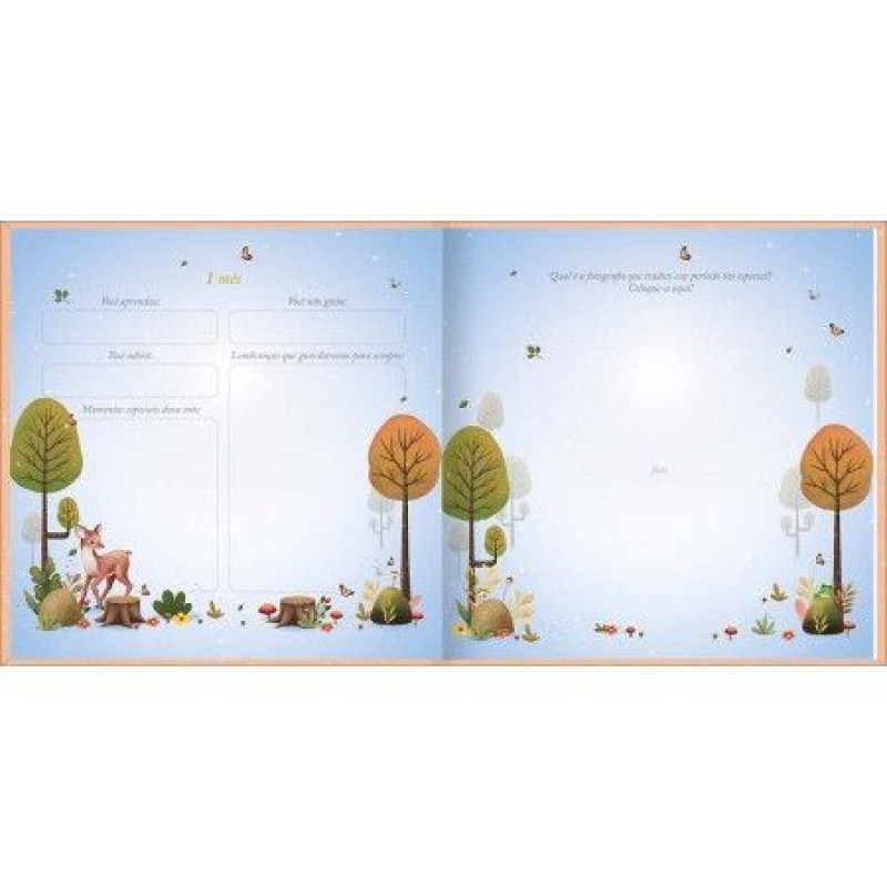LIVRO DO BEBE 34 FOLHAS TILIBRA - REF. 12421 - PACOTE COM 5 UNIDADES