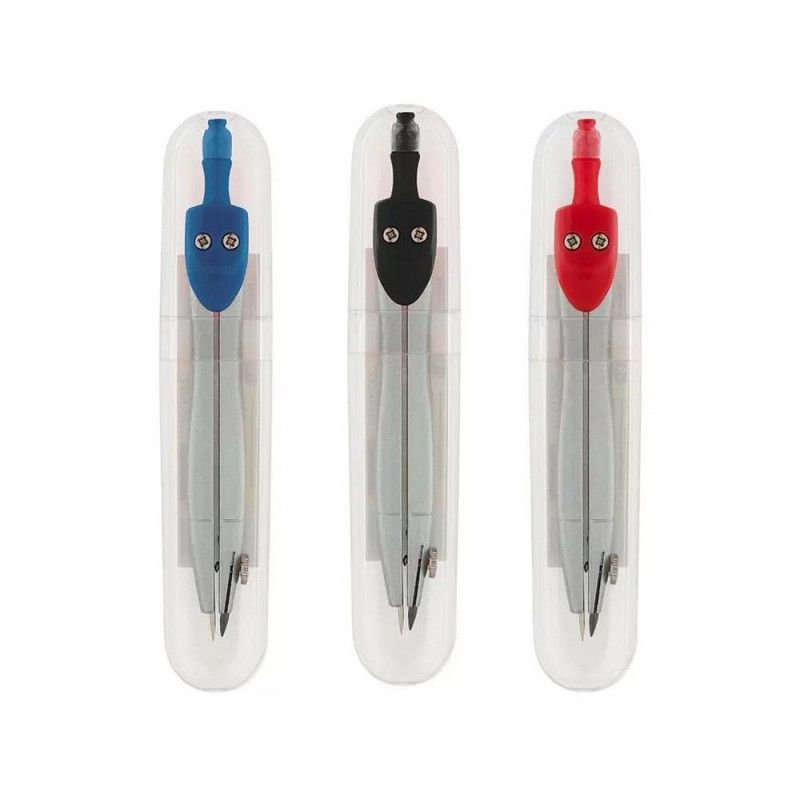 COMPASSO ESCOLAR METAL BRW - REF. CP1002 - CAIXA COM 12 UNIDADES