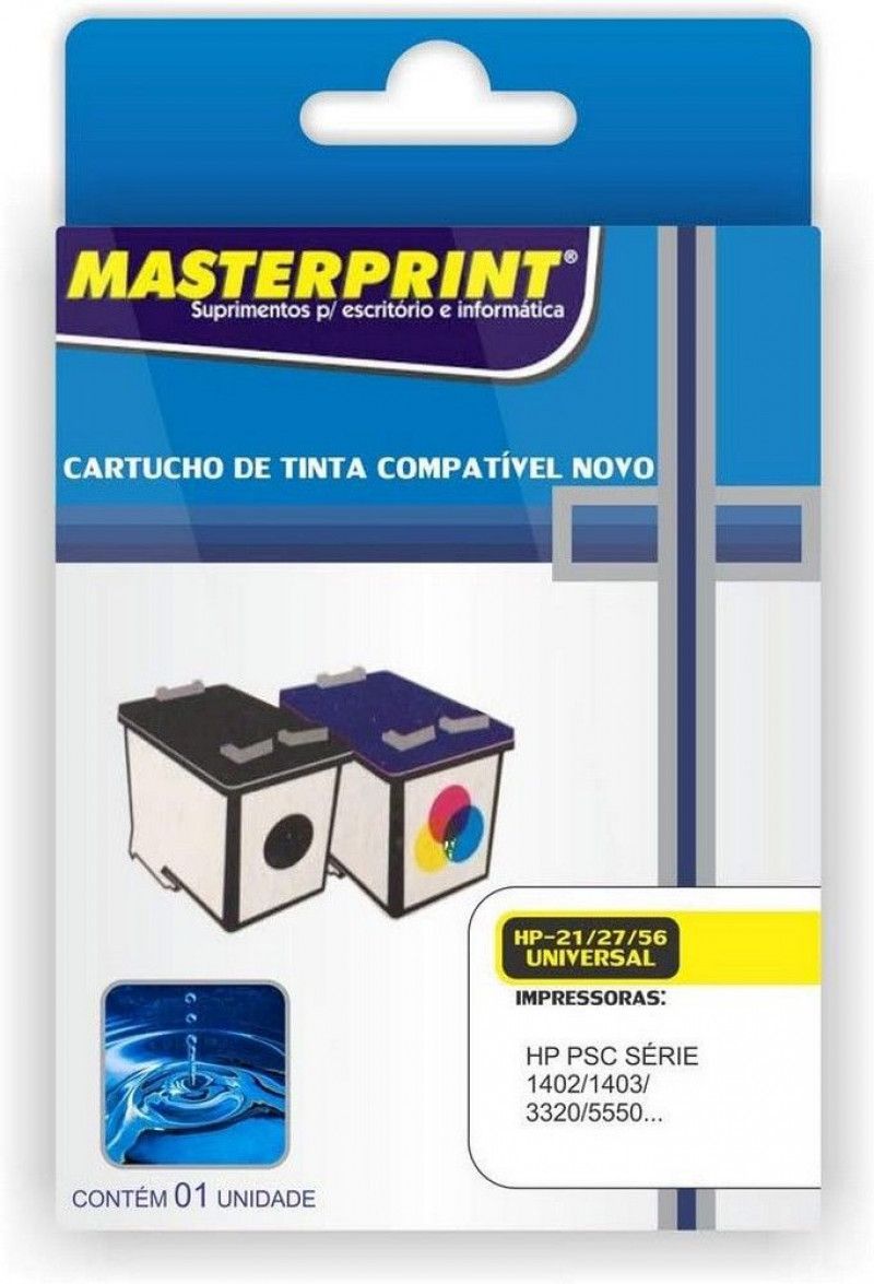 CARTUCHO HP COMPATIVEL 21/27/56 - 1 UNIDADE