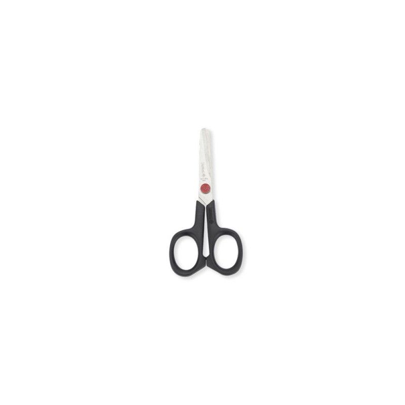 TESOURA ESCOLAR 11CM PRETO E VERMELHO MUNDIAL - REF. 667-4 - CAIXA COM 12 UNIDADES