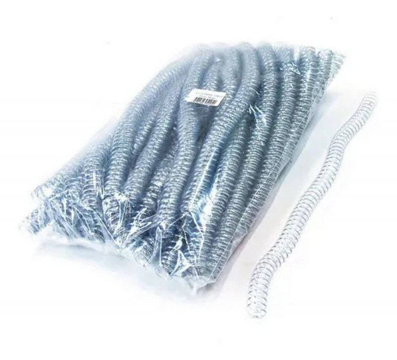 ESPIRAL 14 MM TRANSPARENTE 85 FOLHAS - CAIXA COM 100 UNIDADES