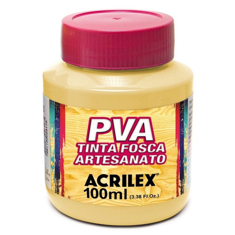 TINTA PVA 100ML FOSCA ARTESANATO CAMURCA - REF. 525 - PACOTE COM 6 UNIDADES