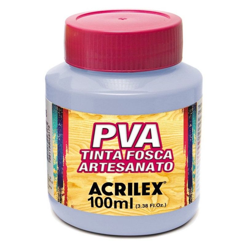 TINTA PVA 100ML FOSCA ARTESANATO LAVANDA - REF. 587 - 1 UNIDADE