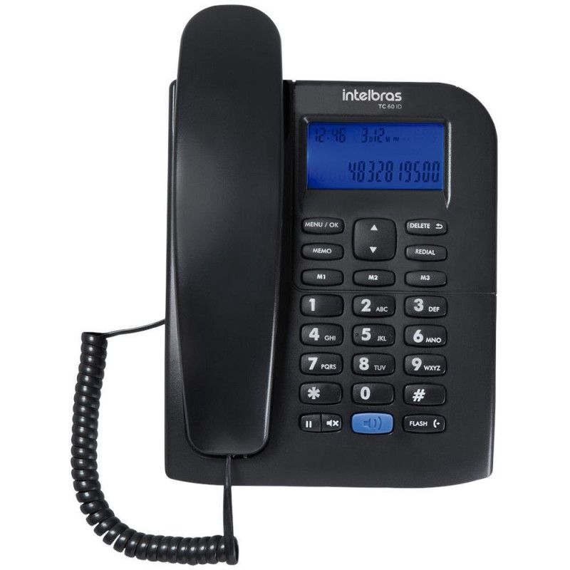 TELEFONE COM FIO TC 60 ID COM IDENTIFICADOR - REF. 4000074 - 1 UNIDADE