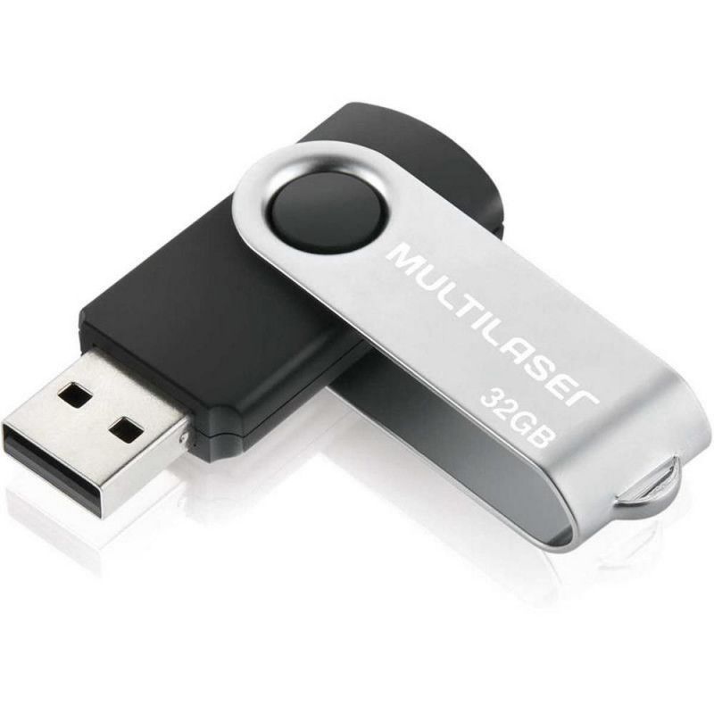 PEN DRIVE 32GB MULTILASER - REF. PD589 - 1 UNIDADE
