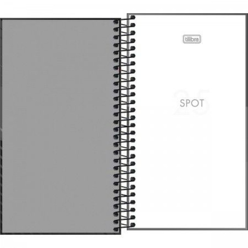 AGENDA ESPIRAL SPOT SEMANAL BOLSO M2 TILIBRA 2026 - REF. 141887 - PACOTE COM 5 UNIDADES SORTIDAS