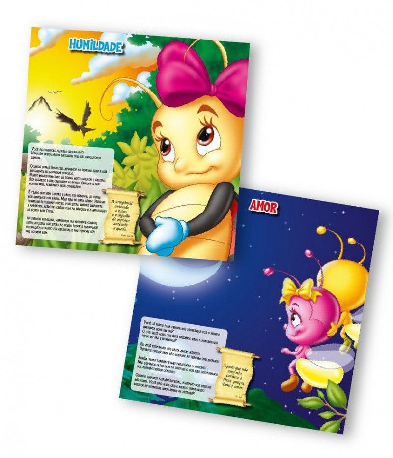 LIVRO DE HISTORIA INFANTIL AMIGOS DO CRIADOR BICHO ESPERTO - REF. 2619-6 - PACOTE COM 8 UNIDADES