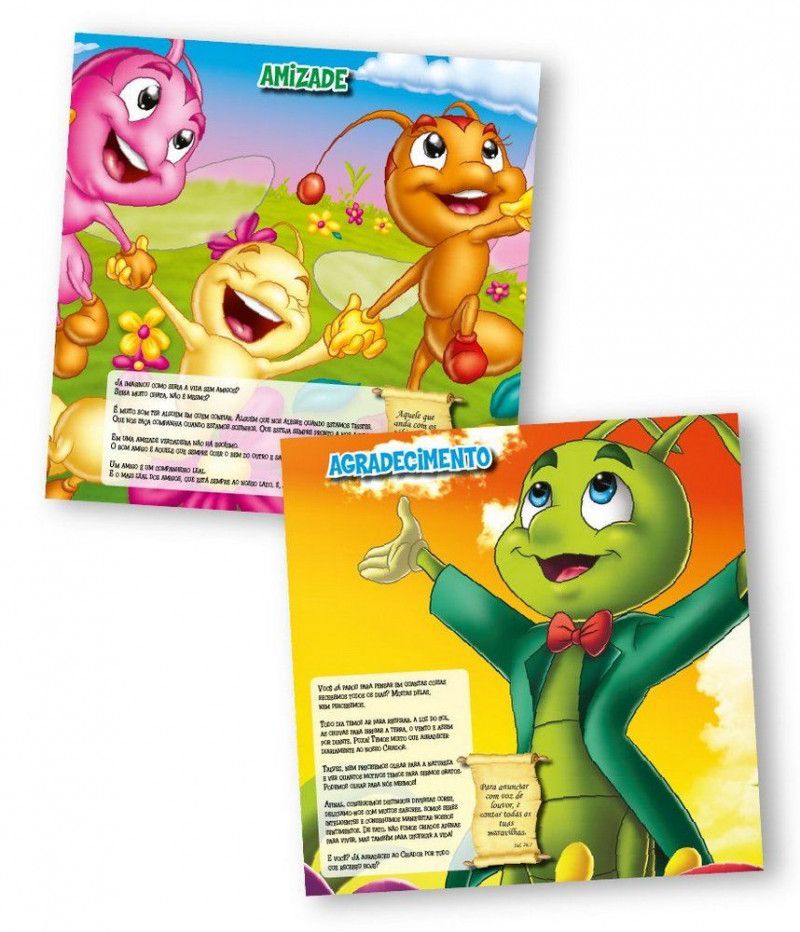 LIVRO DE HISTORIA INFANTIL AMIGOS DO CRIADOR BICHO ESPERTO - REF. 2619-6 - PACOTE COM 8 UNIDADES