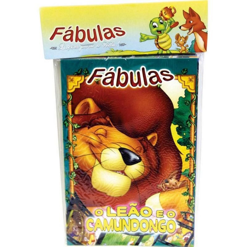 LIVRO DE HISTORIA INFANTIL FABULAS BICHO ESPERTO - REF. 2695-0 - PACOTE COM 8 UNIDADES