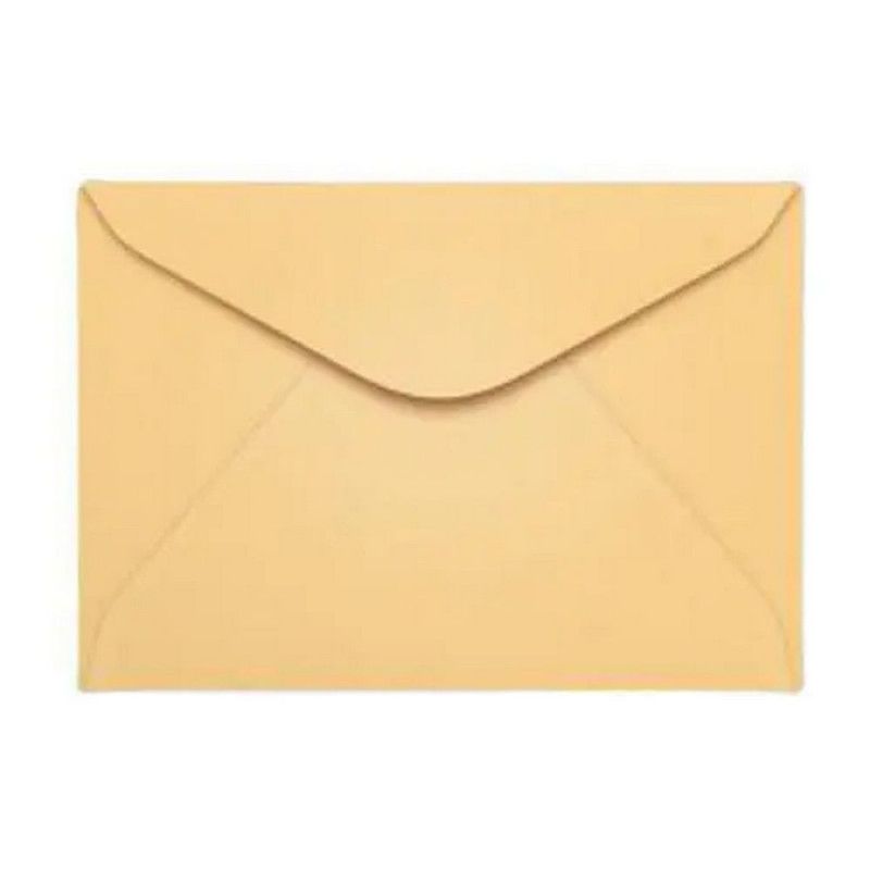 ENVELOPE OFICIO 114X229MM COLOR SALMAO - CAIXA COM 50 UNIDADES