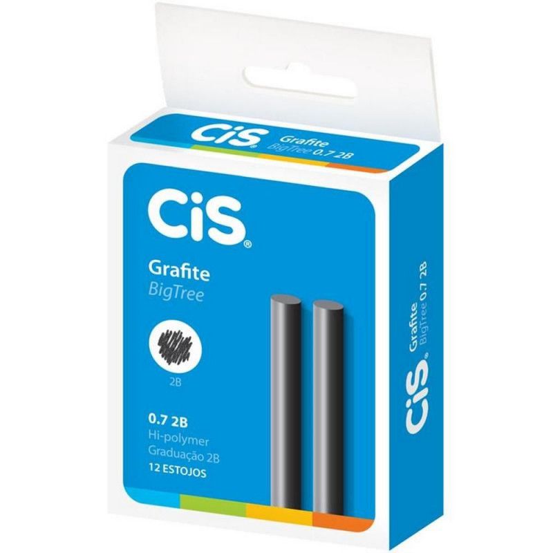 GRAFITE 0.7MM 2B BIG TREE CIS - REF. 189.1000 - CAIXA COM 12 UNIDADES