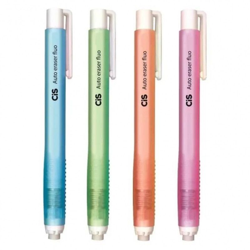 BORRACHA CANETA ERASER FLUORESCENTE CIS - REF.270.2005 - CAIXA COM 12 UNIDADES