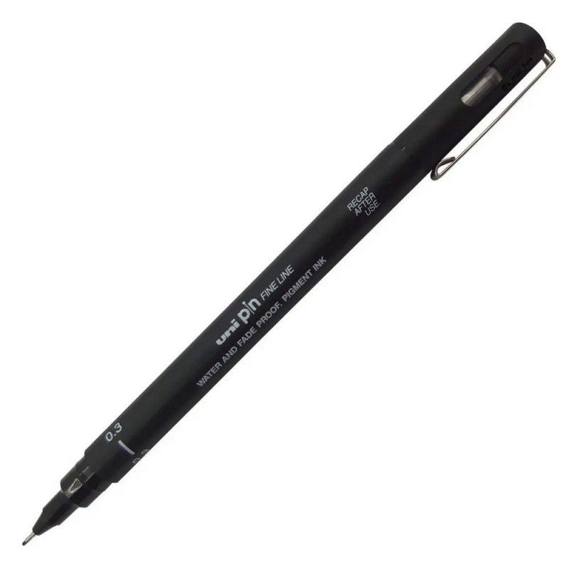CANETA 0.3 UNI PIN FINE LINE PRETO - REF. 2651 - 1 UNIDADE