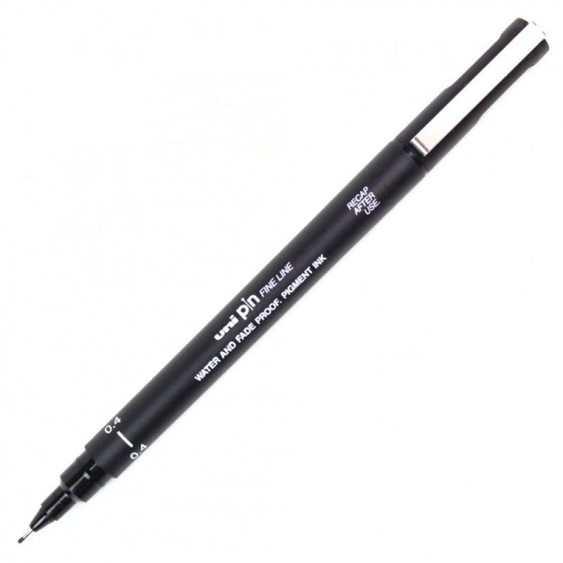 CANETA 0.4 UNI PIN FINE LINE PRETO  - REF. 7463 - 1 UNIDADE