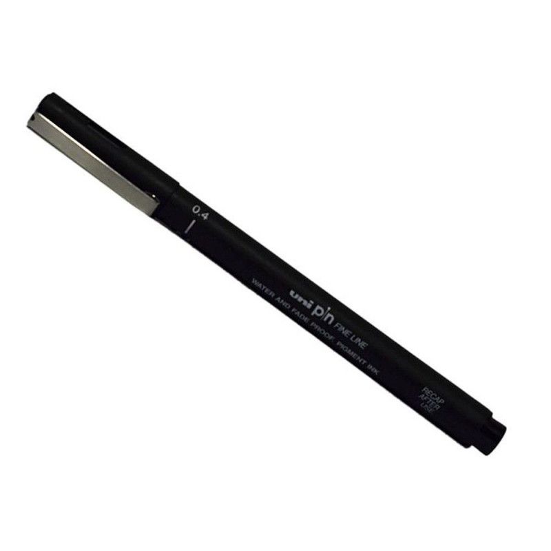 CANETA 0.4 UNI PIN FINE LINE PRETO  - REF. 7463 - 1 UNIDADE