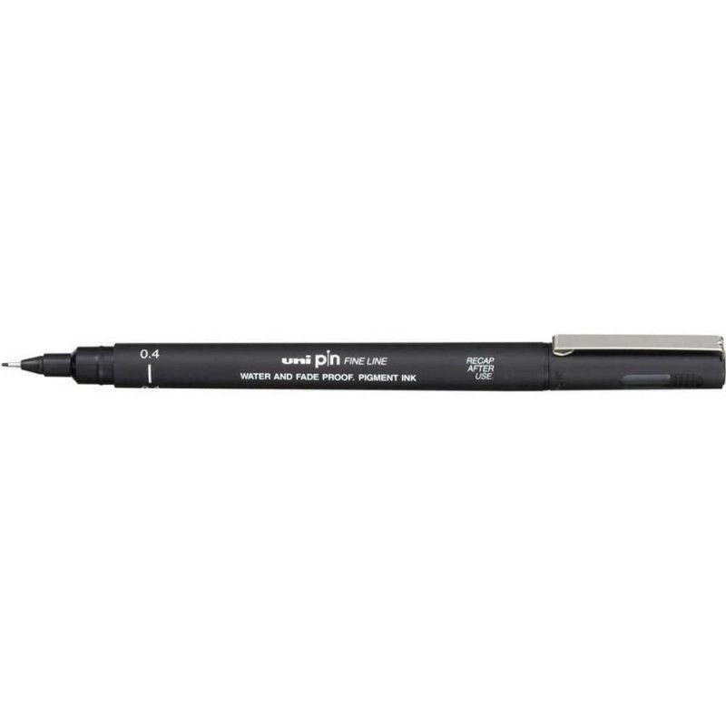 CANETA 0.4 UNI PIN FINE LINE PRETO - REF. 7463 - CAIXA COM 12 UNIDADES