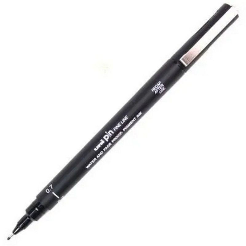CANETA 0.7 UNI PIN FINE LINE PRETO  - REF. 7100 - 1 UNIDADE