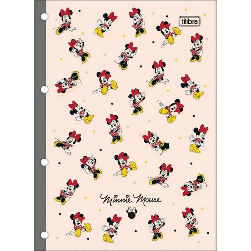 BLOCO PARA FICHARIO 80 FOLHAS MINNIE - REF. 15377 CAIXA COM 5 UNIDADES