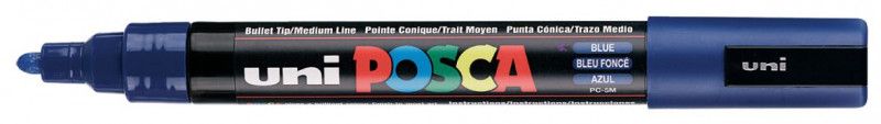 CANETA UNI POSCA PC-5M 5D AZUL - REF. PC-5M 5D - 1 UNIDADE