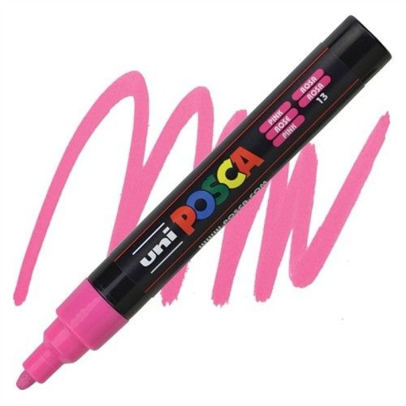 CANETA UNI POSCA PC-5M 5D ROSA - REF. PC-5M 5D - 1 UNIDADE