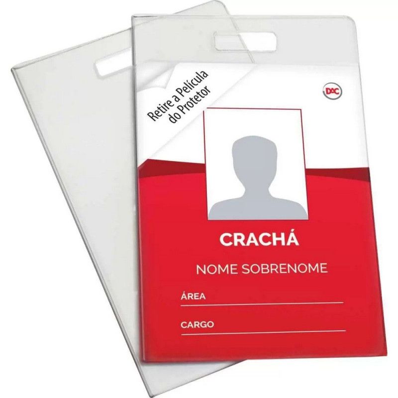 PROTETOR PARA CRACHA 55X88MM DAC - REF. 1537 - CAIXA COM 5 UNIDADES