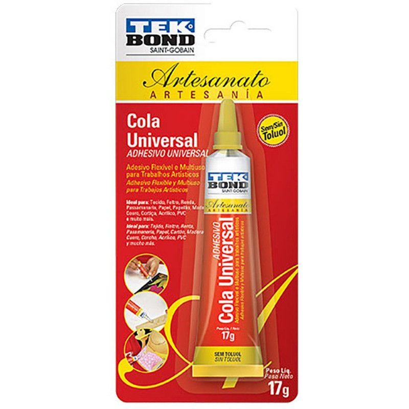 COLA UNIVERSAL 17G TEK BOND - 1 UNIDADE
