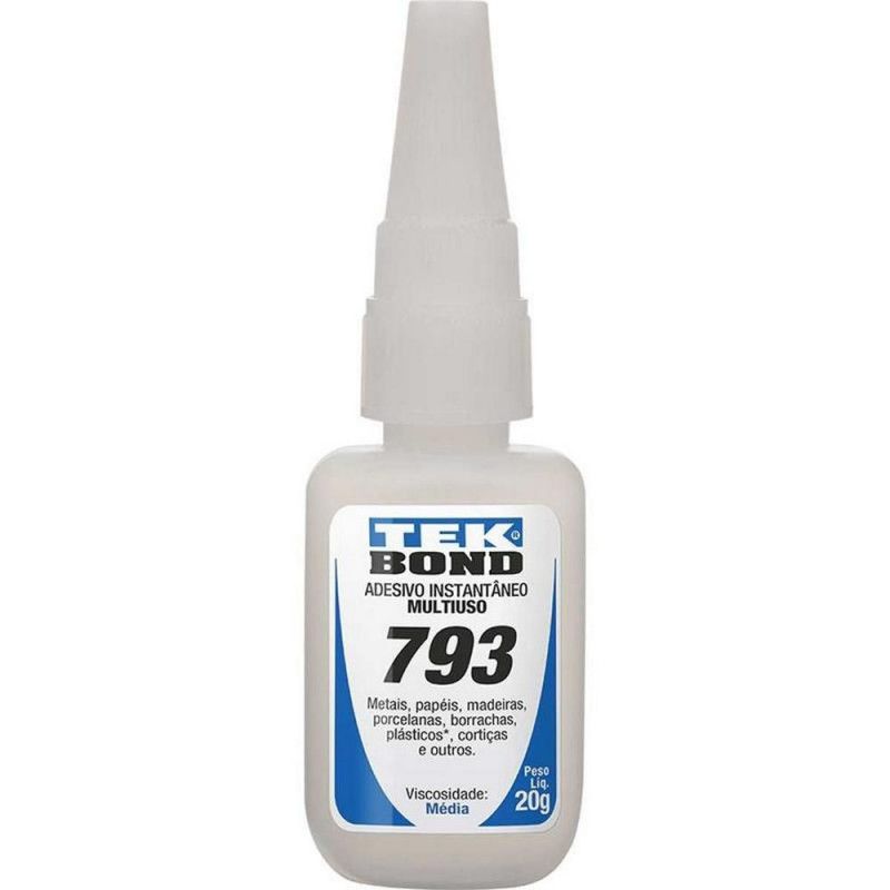 COLA INSTANTANEO 20G 793 TEK BOND - CAIXA COM 10 UNIDADES